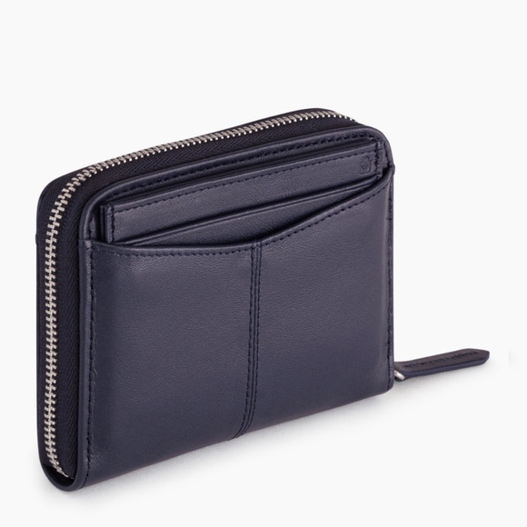 Le Tanneur Zipped Charlotte Smooth Leather Coin Purse - Picture 3 of 8